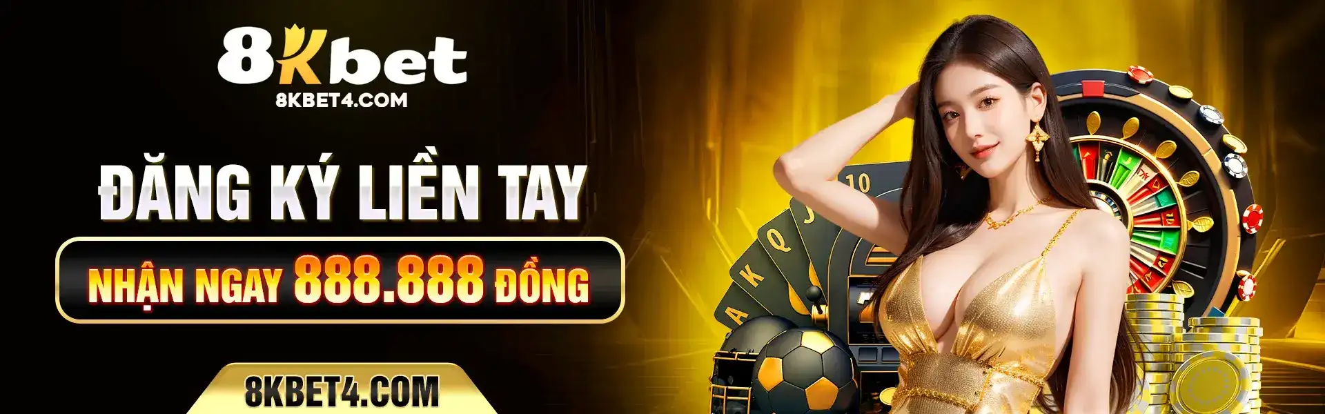 Đăng ký 8KBET nhận ngay 888888k